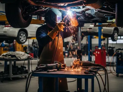 Welding service at Scott's Auto and Clutch in South Salt Lake, Utah
